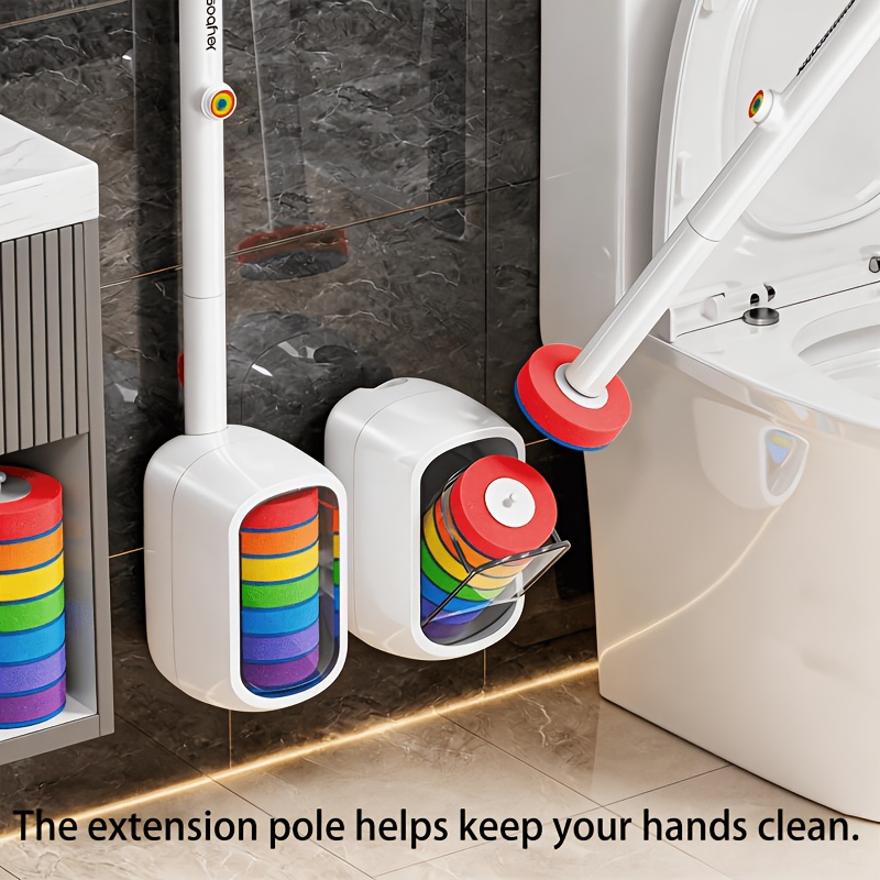 Toilet Brush Holder - Joybos Wall-Mounted Toilet Brush Set with