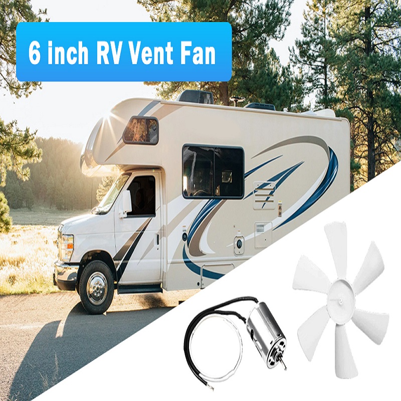 Home Bathroom Vent Fans - RV Exhaust White Vent Fan Blade