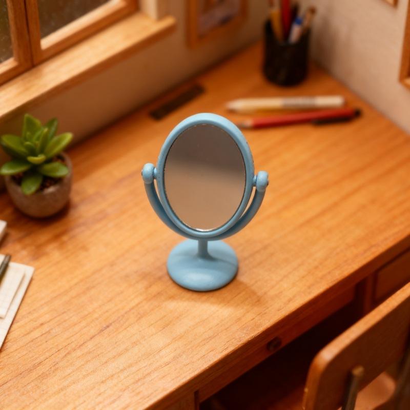 1Pcs Miniature Retro Mirror Dr - Home Bathroom Model review and price