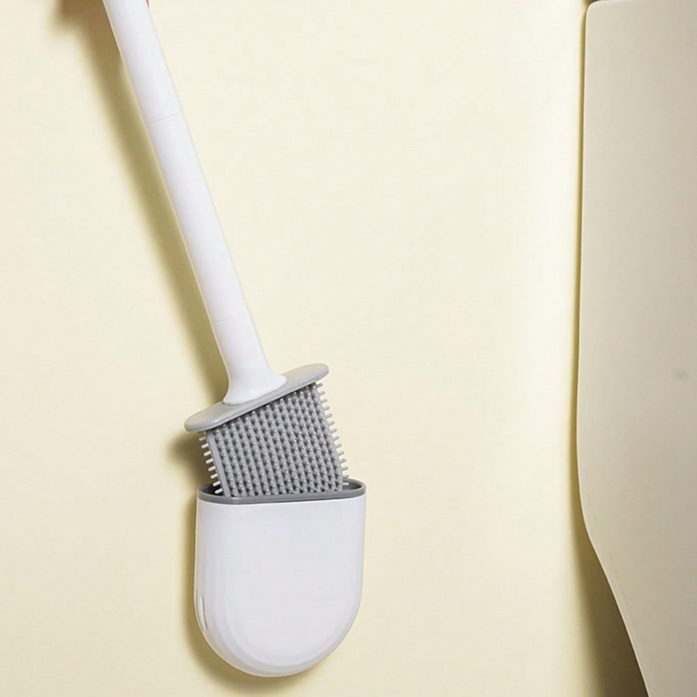 Hanging Silicone Toilet Brush  - Toilet Brush Holder review and price