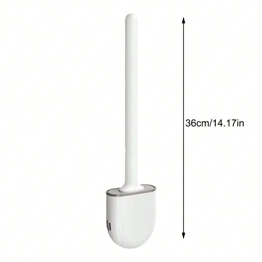 Hanging Silicone Toilet Brush  - Toilet Brush Holder review and price