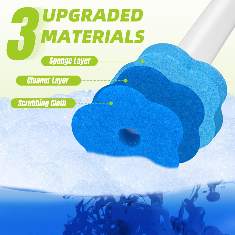 Toilet Brush With Disposable R - Home Bathroom Cleaning Kit review and price