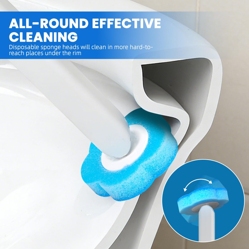 Toilet Brush With Disposable R - Home Bathroom Cleaning Kit review and price