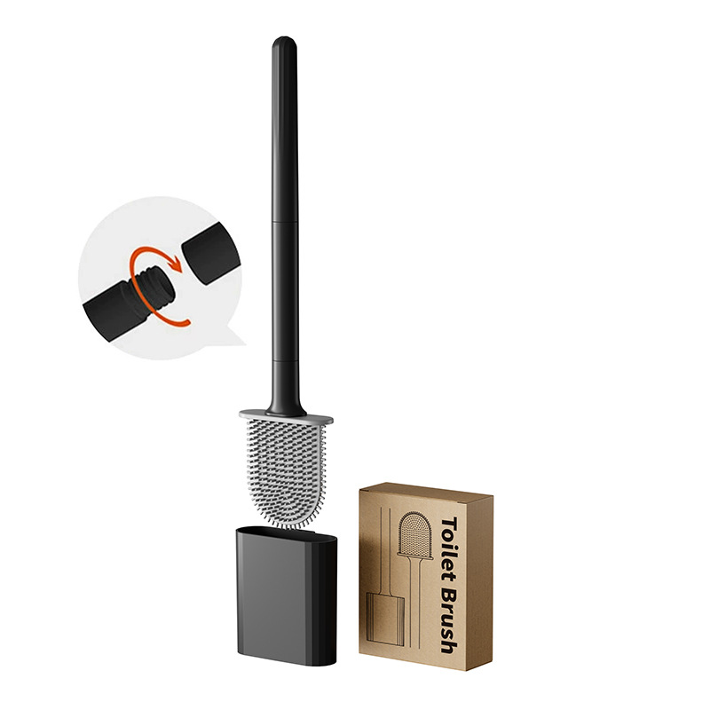 Mini Silicone Toilet Brush wit - Toilet Brush Holder review and price