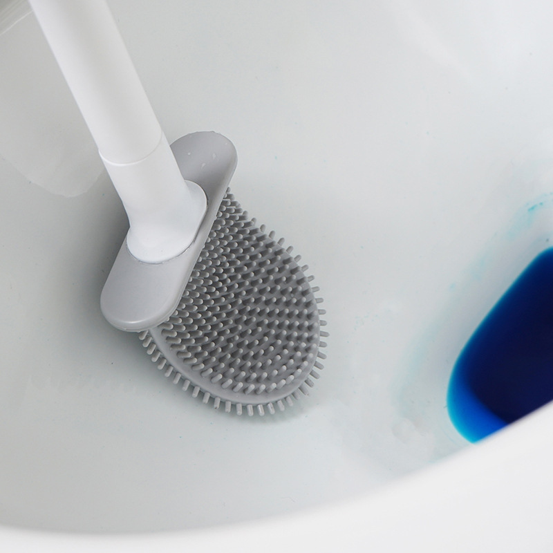 Mini Silicone Toilet Brush wit - Toilet Brush Holder review and price