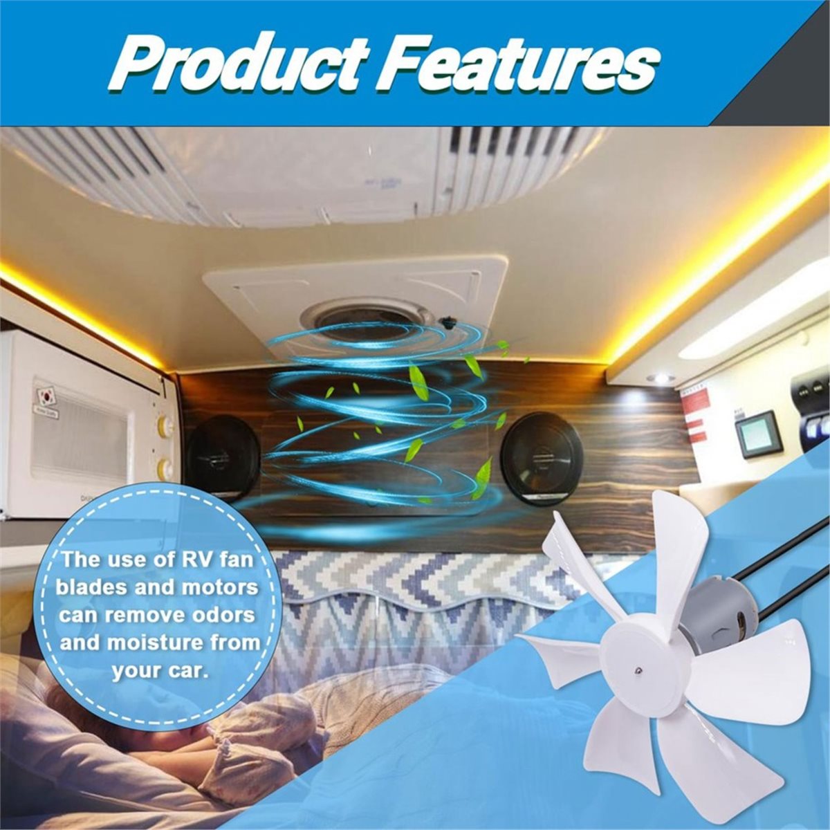Home Tool 6 Inch RV Vent Fan B - Home Bathroom Vent Fans review and price