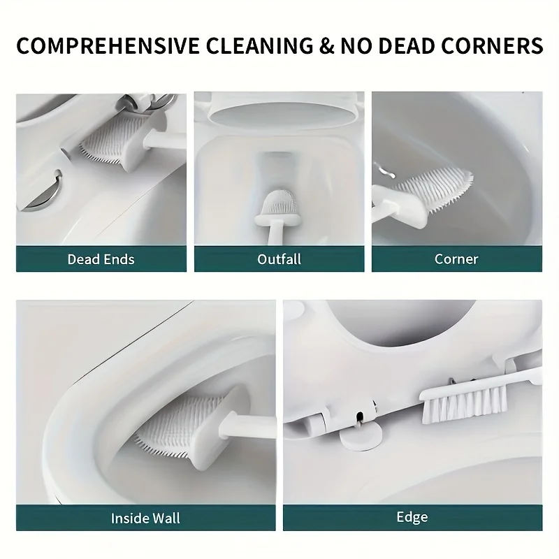 1 Set of 2 Toilet Brushes and  - Toilet Brush Holder review and price