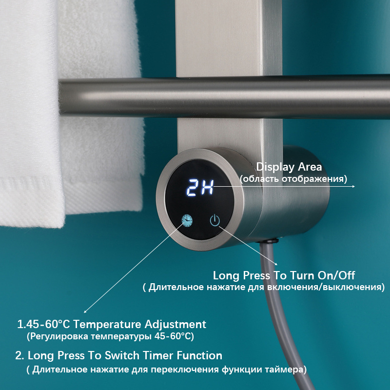 Bathroom Equipment Brushed Gol - Towel Warmer Electric review and price