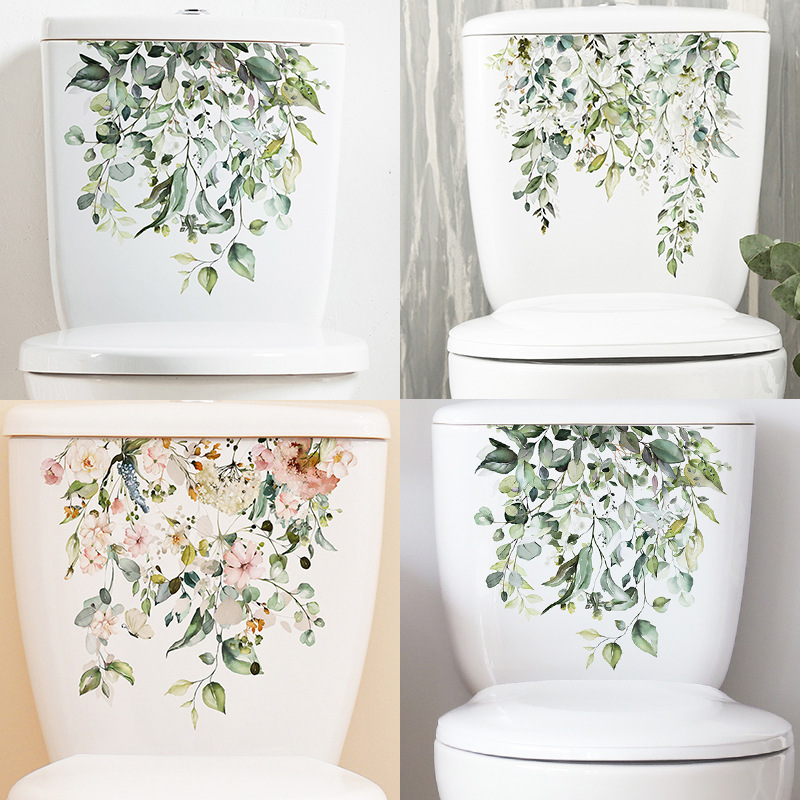 Fresh Green Plant Leaves Bathr - Home Bathroom Remodel review and price