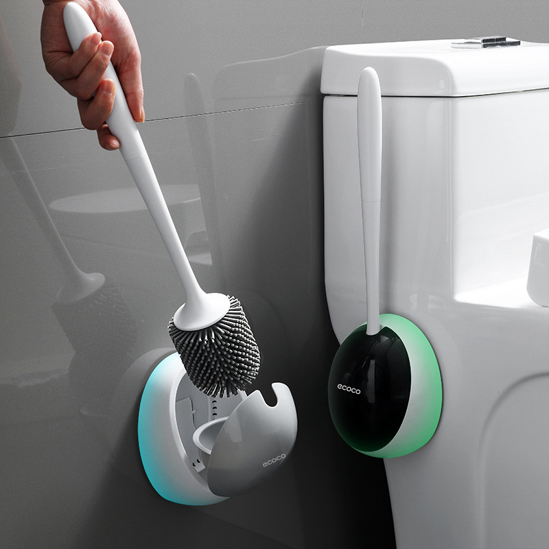 WIKHOSTAR TPR Silicone Toilet  - Toilet Brush Holder review and price