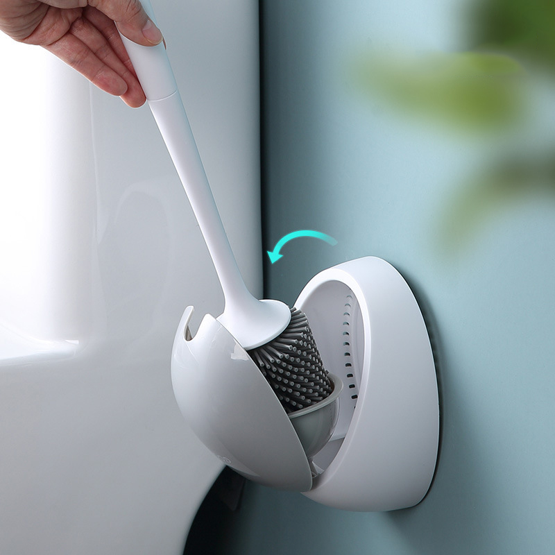 WIKHOSTAR TPR Silicone Toilet  - Toilet Brush Holder review and price