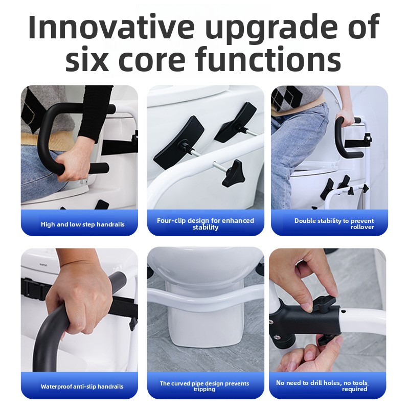 Elderly Toilet Grab Bars — Hom - Home Bathroom Grab Bar review and price