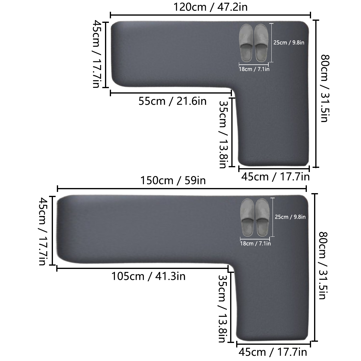 Simple thickened corner floor  - Home Bathroom Floor Mats review and price
