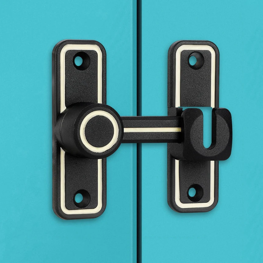 Black Luminous Barn Door Latch - Home Bathroom Hardware review and price
