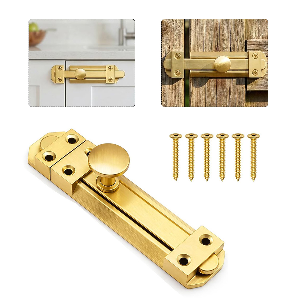 5 Inch Solid Brass Sliding Doo - Home Bathroom Hardware review and price