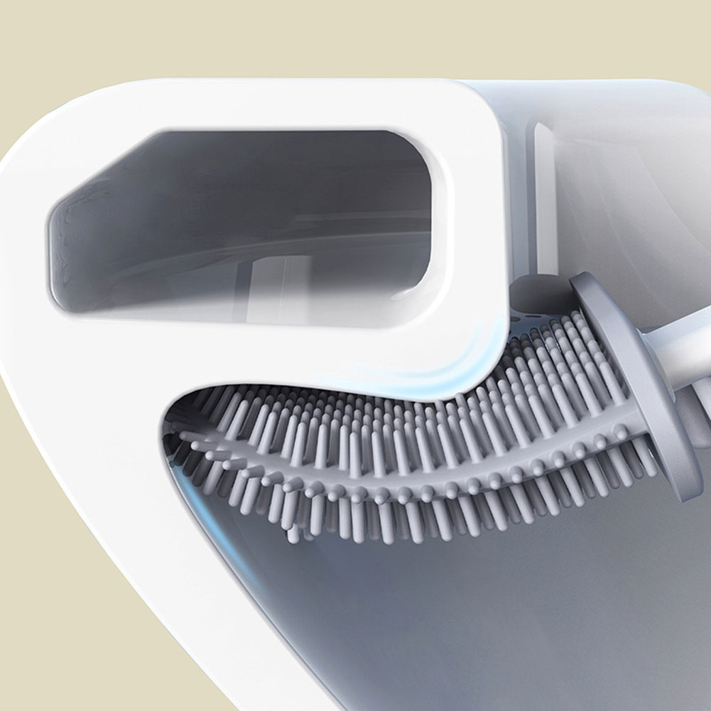 Silicone Toilet Brush With Hol - Toilet Brush Holder review and price
