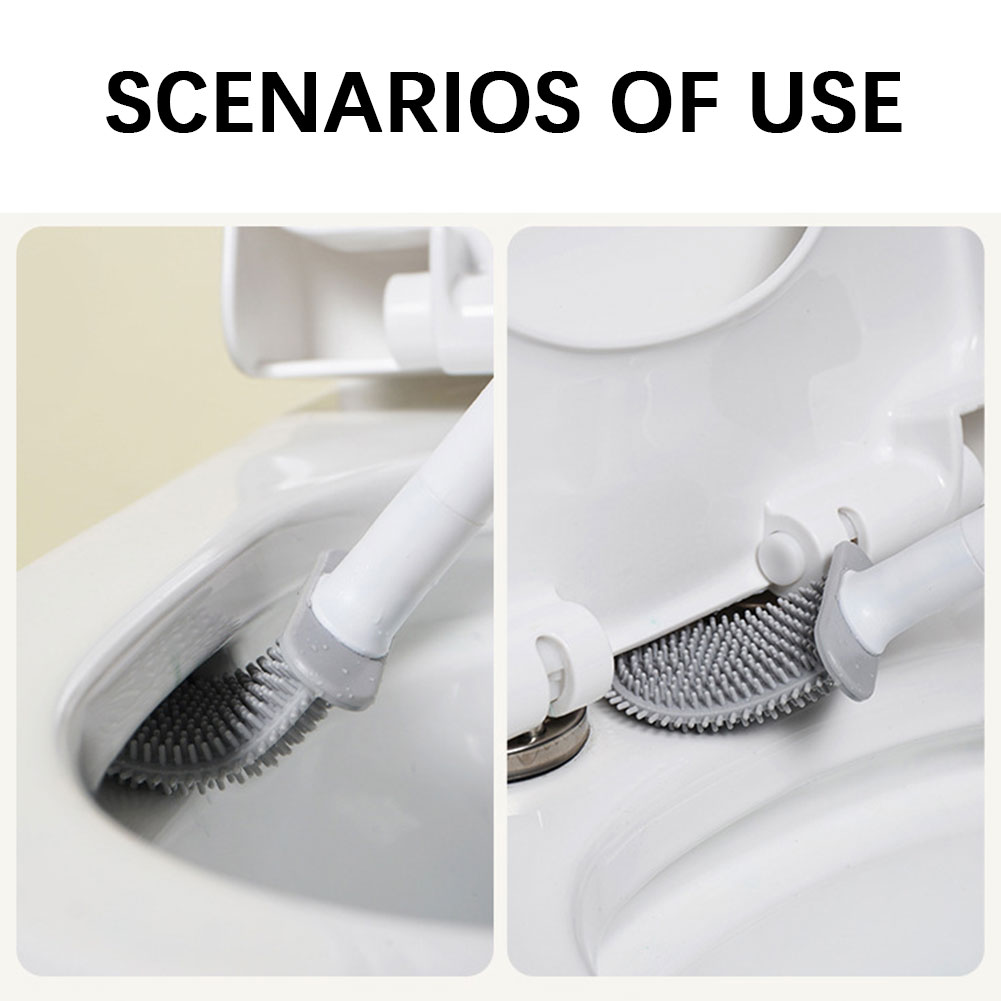 Silicone Toilet Brush With Hol - Toilet Brush Holder review and price