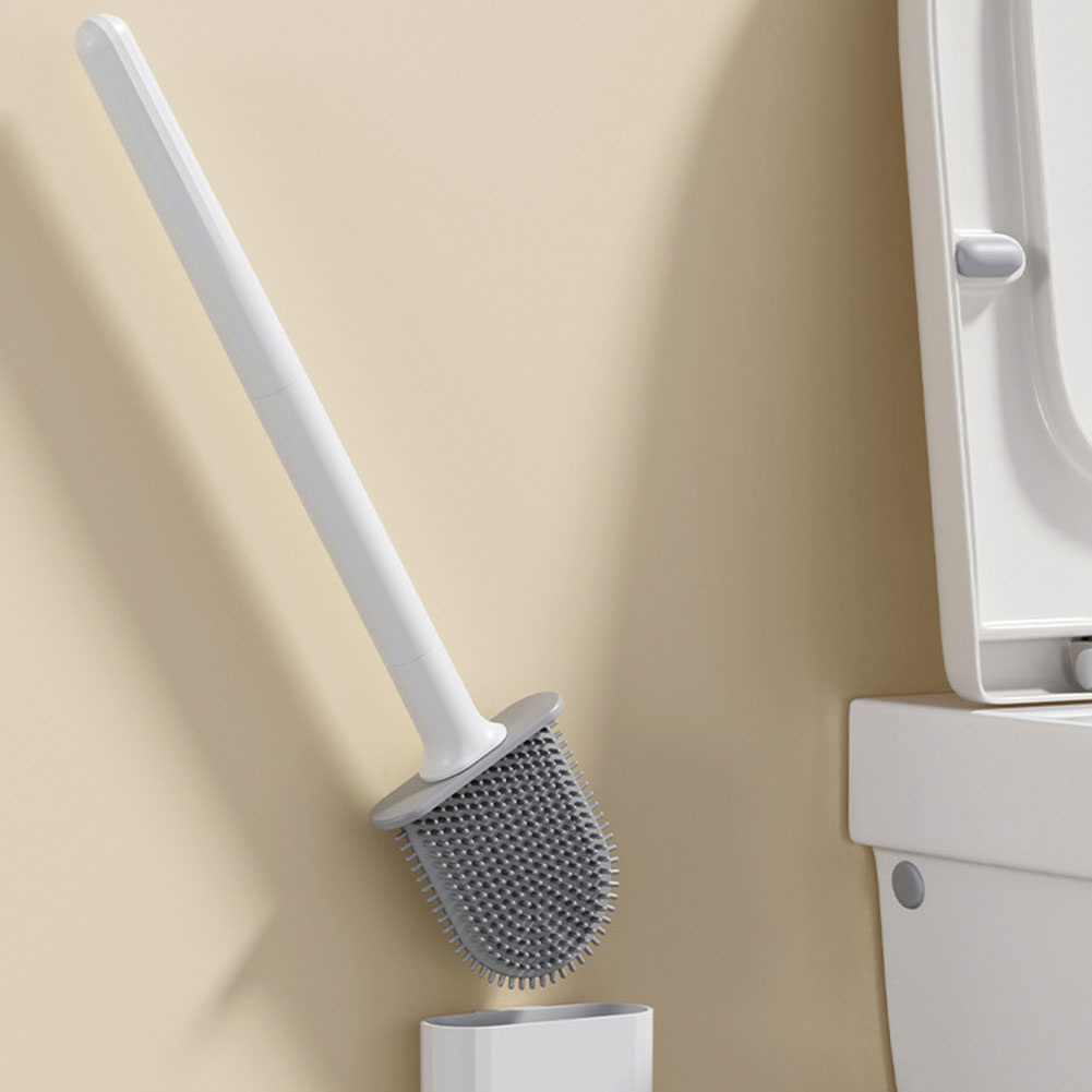 Silicone Toilet Brush With Hol - Toilet Brush Holder review and price