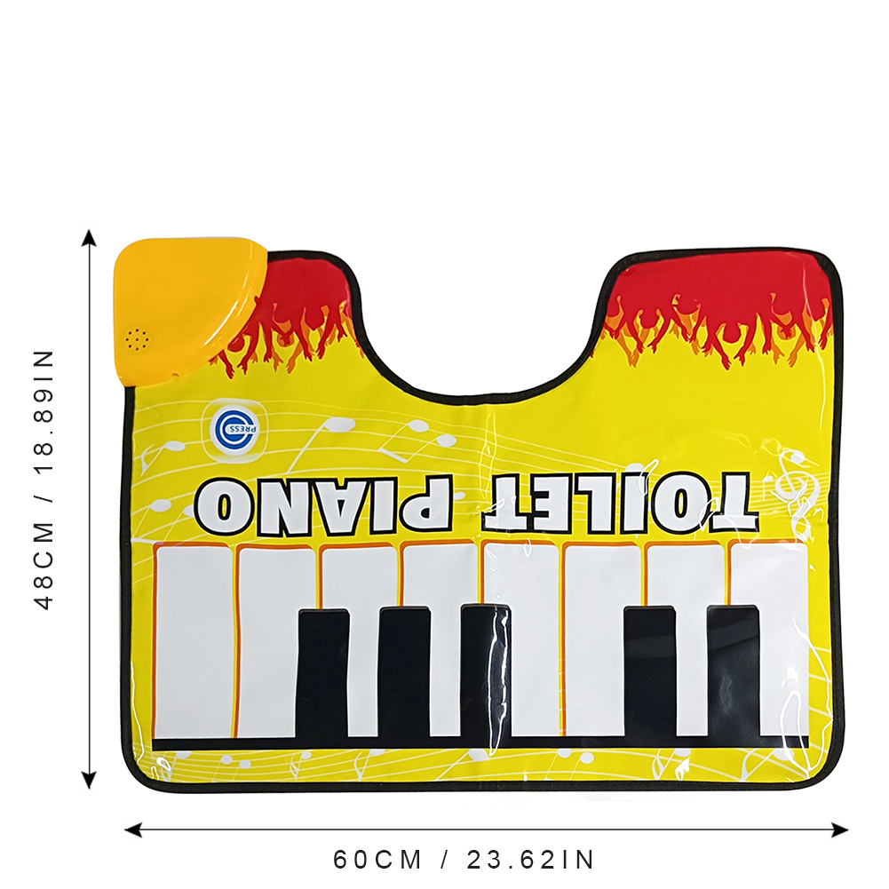 Toilet Piano Mat Novelty Potty - Home Bathroom Floor Mats review and price