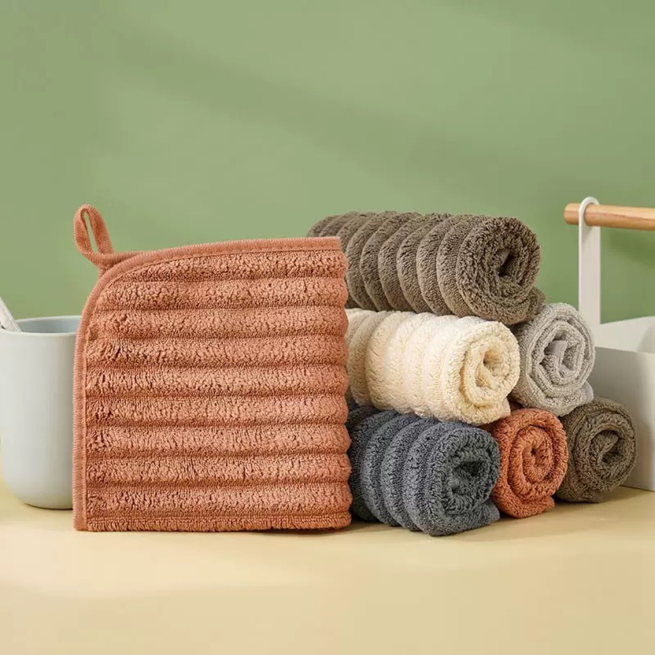 5-Pack Striped Hand Towels wit - Zara Home Bathroom review and price