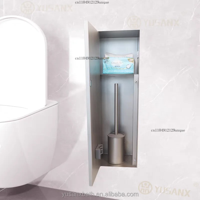 304 Stainless Steel Embedded W - Toilet Brush Holder review and price