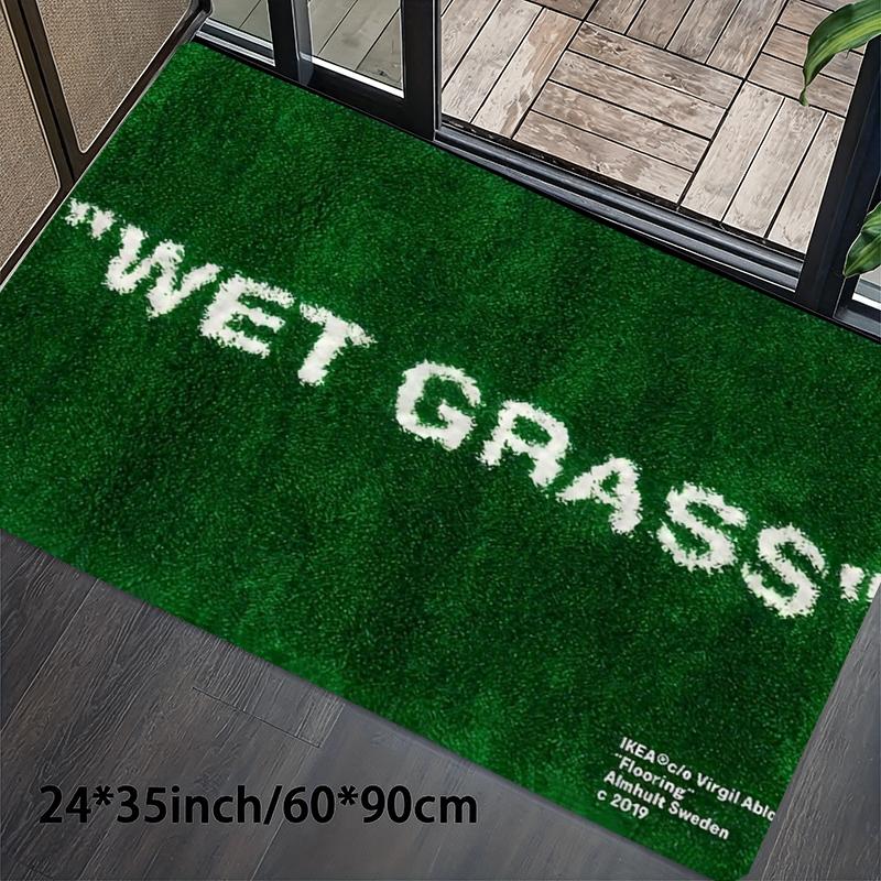 VIKAMA Light Luxury WET GRASS  - Home Bathroom Floor Mats review and price