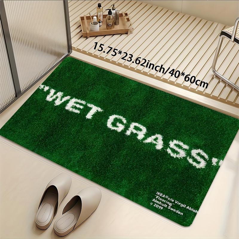 VIKAMA Light Luxury WET GRASS  - Home Bathroom Floor Mats review and price