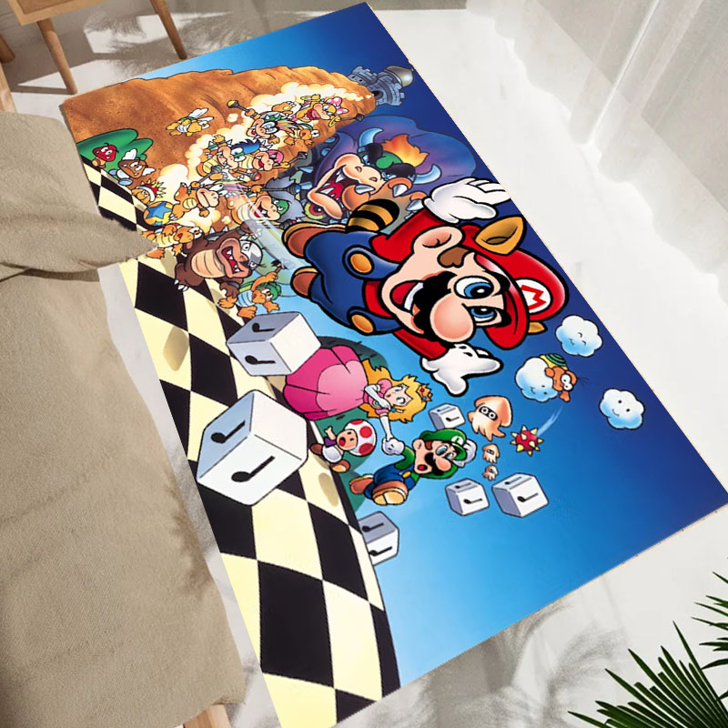 Cartoon S-Super M-Mario Bros G - Home Bathroom Floor Mats review and price