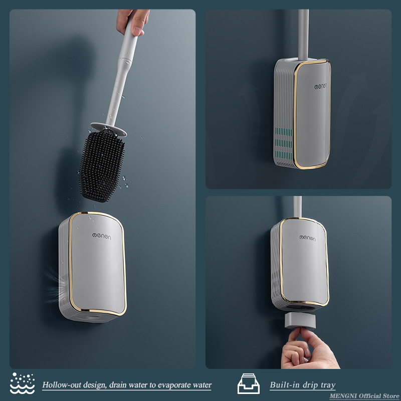 MENGNI-Luxury Toilet Brush Bat - Toilet Brush Holder review and price
