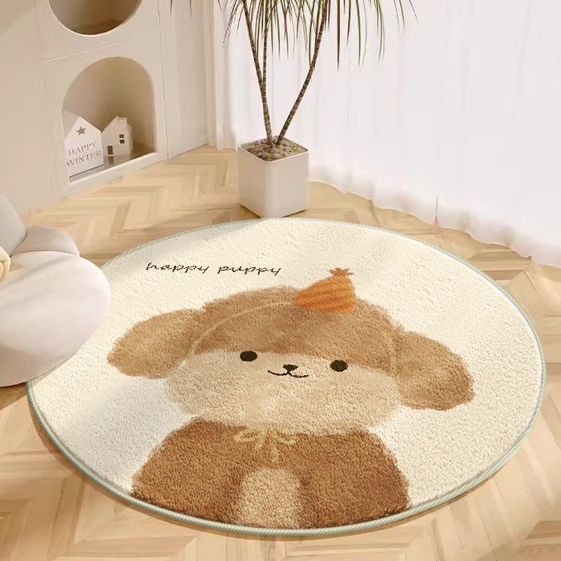 VIKAMA 1PC Round Carpet Living - Home Bathroom Floor Mats review and price