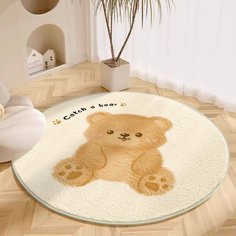 VIKAMA 1PC Round Carpet Living - Home Bathroom Floor Mats review and price