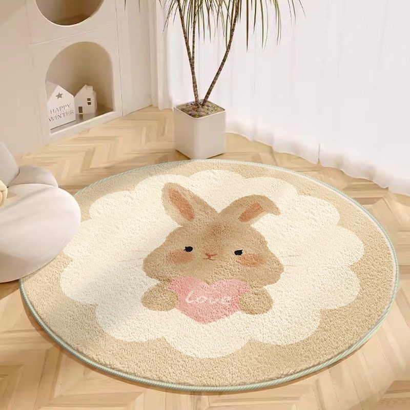 VIKAMA 1PC Round Carpet Living - Home Bathroom Floor Mats review and price