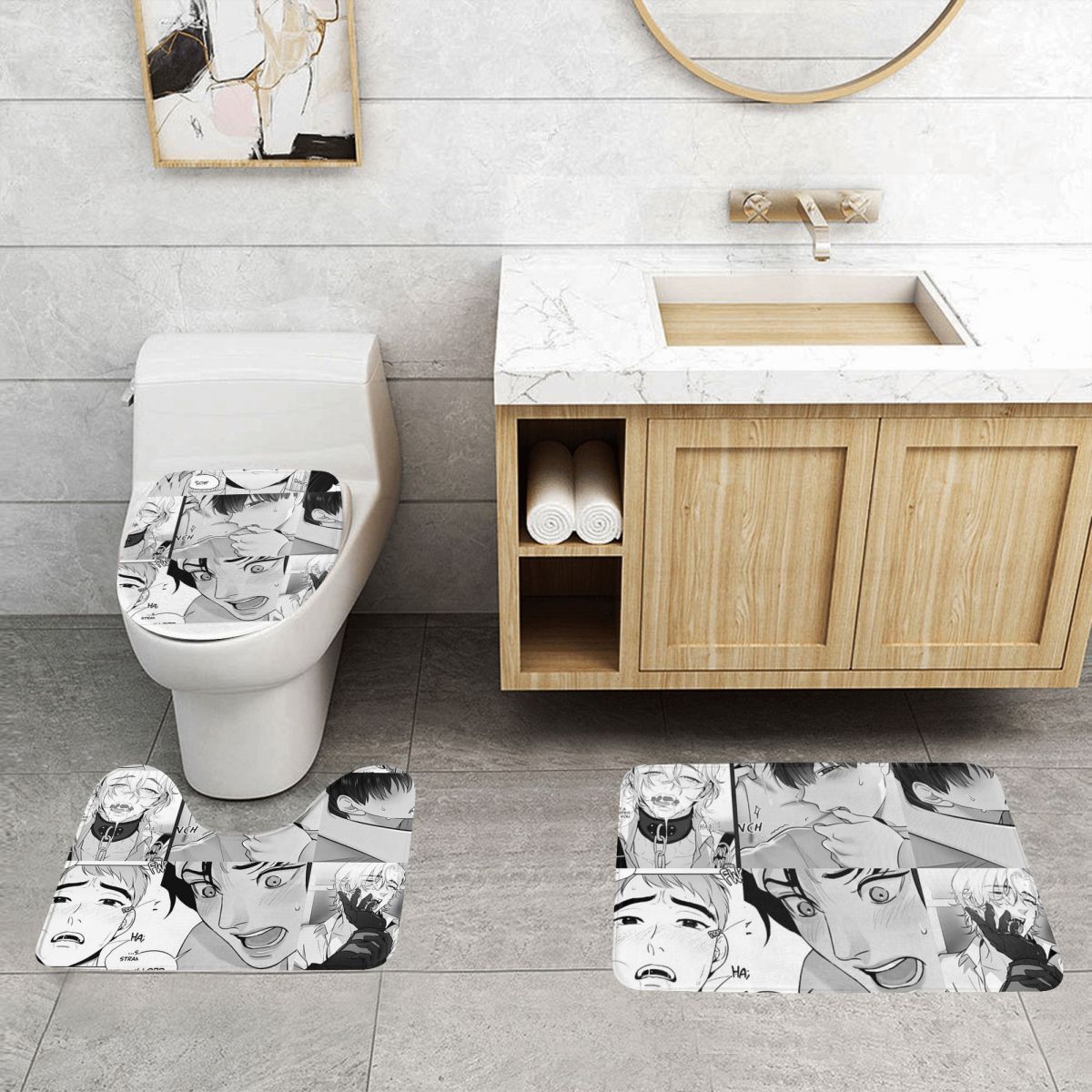 The Good Yaoi Boys 3 Pcs Bath  - Home Goods Bathroom Sets review and price