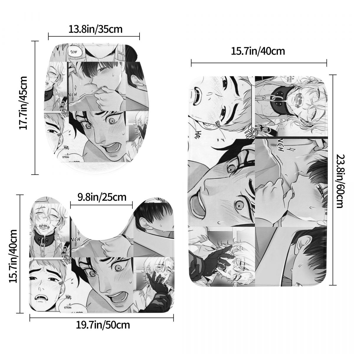 The Good Yaoi Boys 3 Pcs Bath  - Home Goods Bathroom Sets review and price