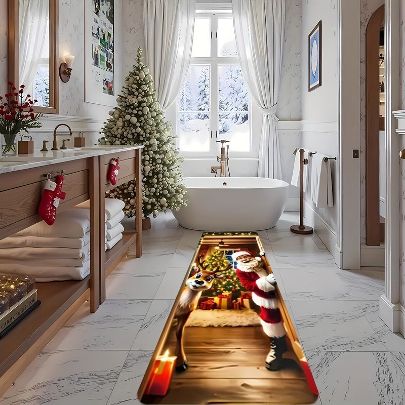VIKAMA 3D Santa Reindeer Chris - Home Bathroom Wear review and price