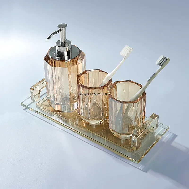 Crystal Bathroom Amenity Set L - Zara Home Bathroom review and price