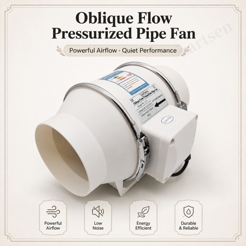 4/5/6 Inch Mixed Flow Inline F - Home Bathroom Vent Fans review and price