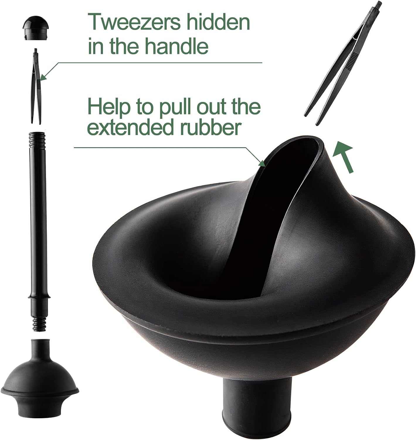 2 In 1 Toilet Brush And Plunge - Toilet Brush Holder review and price