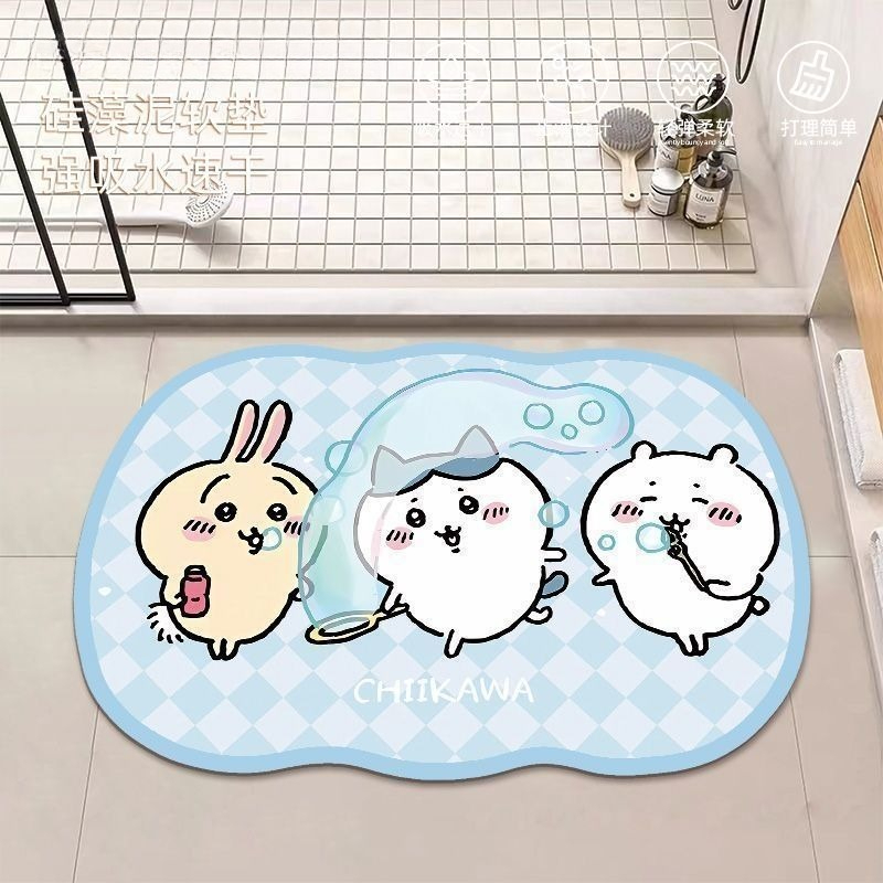 Anime Chiikawa Hachiware Usagi - Home Bathroom Floor Mats review and price