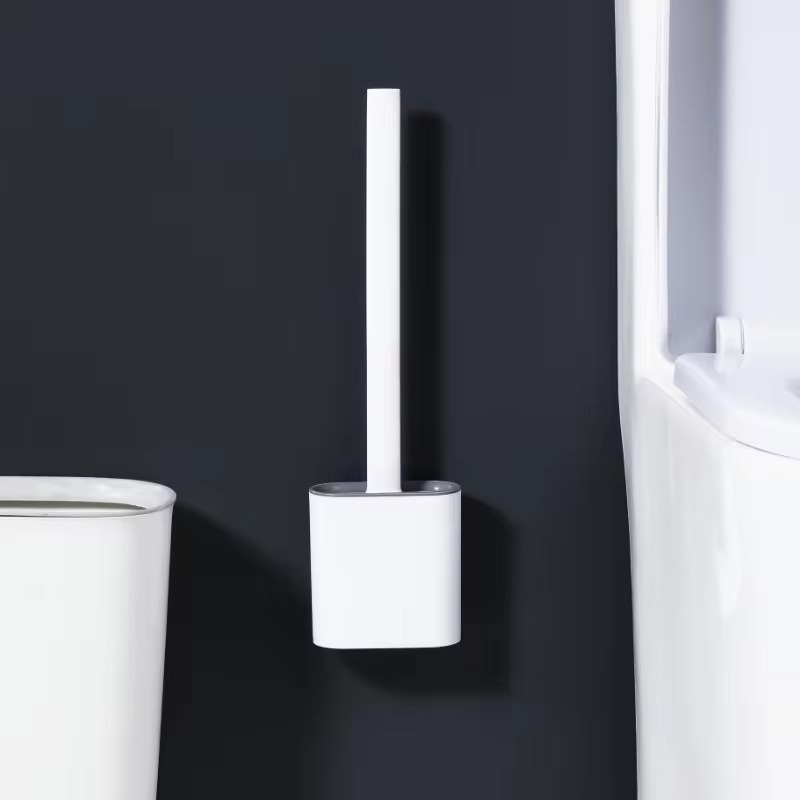 1PC Black Wall Mounted Toilet  - Toilet Brush Holder review and price