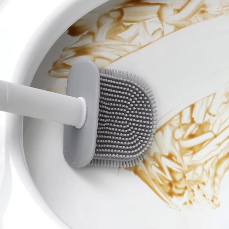 1PC Black Wall Mounted Toilet  - Toilet Brush Holder review and price