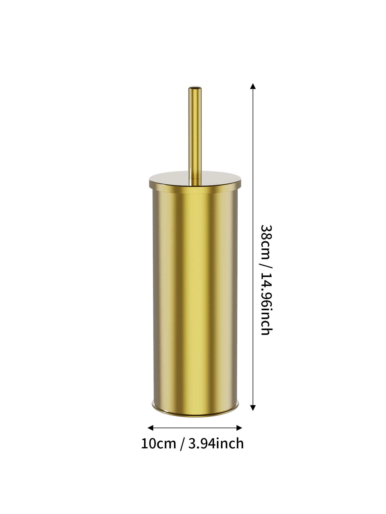 1 Set Wall Mounted Champagne G - Toilet Brush Holder review and price